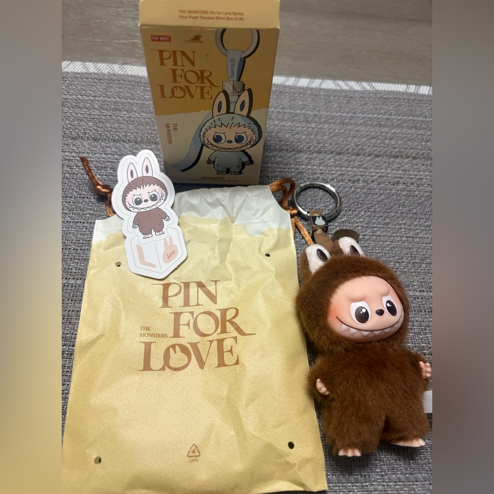 Authentic!! Popmart Pin for Love- The Monsters Letter “L”